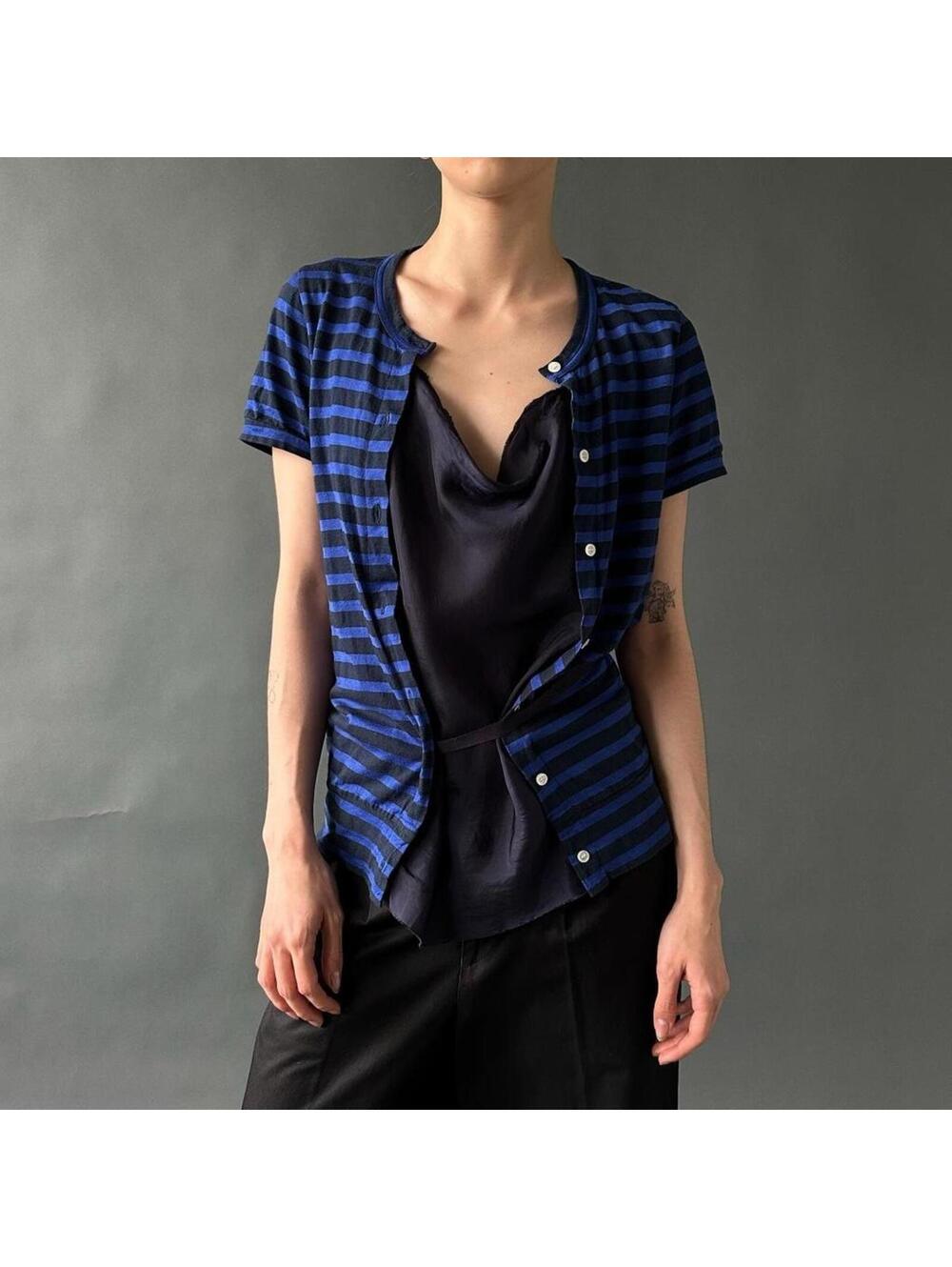 Sacai Layered Tie Back Top